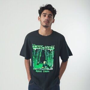 West of Hell Spiral Empire Graphic Band Tee XL - Thrash Metal Vancouver BC 💕